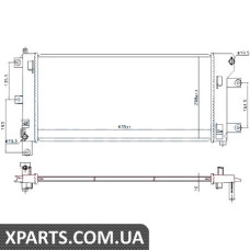 Радіатор Nissens 68773