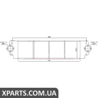 Інтеркулер VW TRANSPORTER T5(03-)1.9 TDi(+)[OE 7H0.145.804 A] Nissens 96683