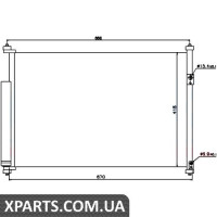 Радіатор кондиціонера Nissens 940012