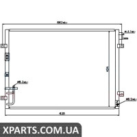 Радіатор кондиціонера Nissens 94636