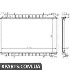 Радіатор Nissens 62976A