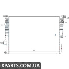 Радіатор Nissens 637606
