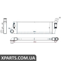 Інтеркулер RN MEGANE II(02-)1.5 dCi(+)[OE 82 00 115 540] Nissens 96728