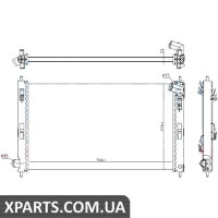 Радіатор Nissens 628952