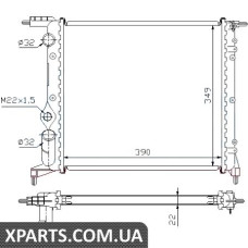 Радiатор Nissens 639271