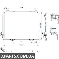 Радіатор кондиціонера Nissens 94285