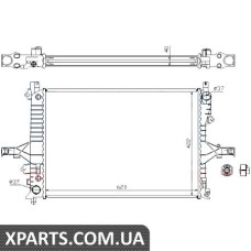 Радіатор Nissens 65553A
