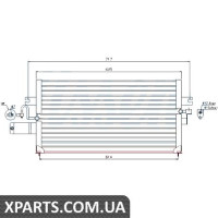 Радіатор кондиціонера Nissens 94427