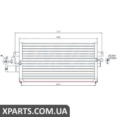 Радіатор кондиціонера Nissens 94427