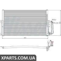 Радіатор кондиціонера Nissens 94234