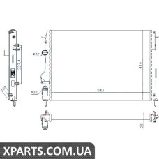 Радіатор Nissens 63766