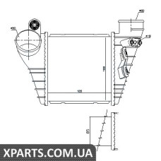 Інтеркулер AI A 3/S 3(96-)1.8 T(+)[OE 1J0.145.805 B] Nissens 96847