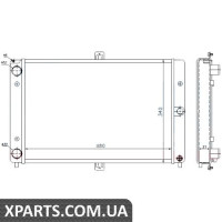 Радіатор Nissens 62351