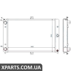 Радіатор Nissens 62351