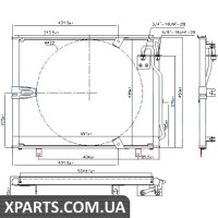 Радіатор кондиціонера Nissens 94158