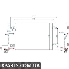 Радіатор кондиціонера Nissens 94593