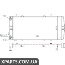 Радiатор Nissens 64102