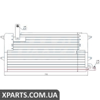 Радіатор кондиціонера Nissens 94179
