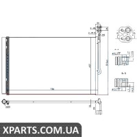 Радіатор кондиціонера Nissens 940415