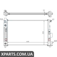 Радіатор Nissens 62781A