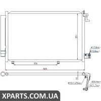 Радіатор кондиціонера Nissens 940108