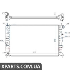 Радіатор Nissens 630121