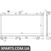 Радіатор Nissens 67723