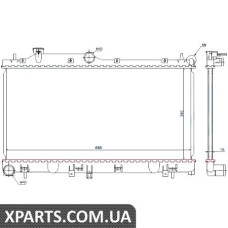 Радiатор Nissens 67723