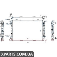 Радіатор Nissens 60321