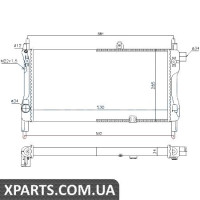 Радіатор Nissens 632381