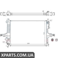 Радіатор Nissens 65557A