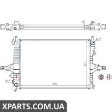 Радiатор Nissens 65557A