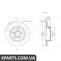 Диск гальмівний NK-202564