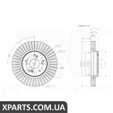 Диск гальмівний NK-202653