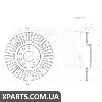 Гальмівний диск NK-2047134