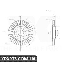 Диск гальмівний NK - 204759
