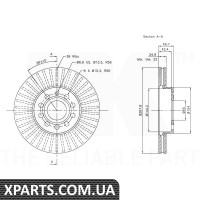 Диск гальмівний NK - 204788