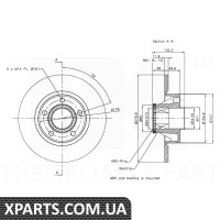 Гальмівний диск NK-313658