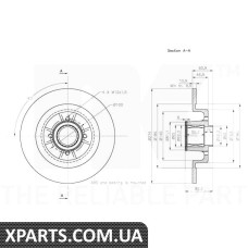 Гальмівний диск NK-313967