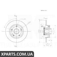 Гальмівний диск NK-313993