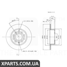 Гальмівний диск NK-314789