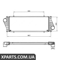 Радіатор інтеркулера MB Sprinter TDI/CDI 96-06 NRF 30830