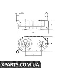 Pадиатор масляный NRF 31004A