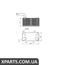 Pадиатор масляный NRF 31172