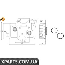 Pадиатор масляный MB Sprinter 2.9TDI теплообменник NRF 31180