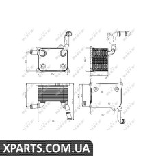 Охолоджувач мастила NRF 31266