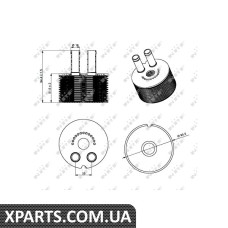 Радіатор масляний NRF 31336