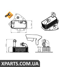 Охолоджувач мастила NRF 31344