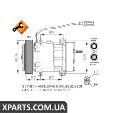 Компрессор кондиціонера NRF 32477