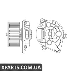 Вентилятор отопителя NRF 34156